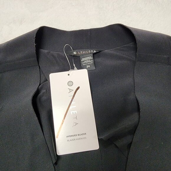 NWT Athleta Avenues Black Blazer Size 24 - Picture 7 of 7